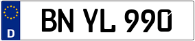 Truck License Plate